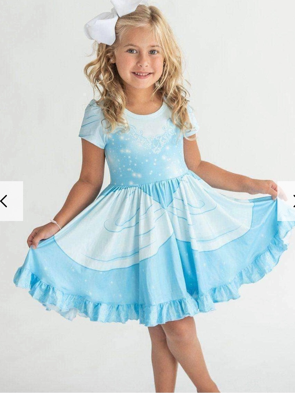 Charlie’s Project Cinderella Princess - Girls Hugs Twirl Dress with Pockets